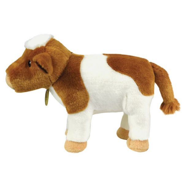 Produktbild: Aurora 61519 - MiYoni Fleckvieh Cow, Kuh braun/wei&szlig;, Pl&uuml;schtier, 25 cm