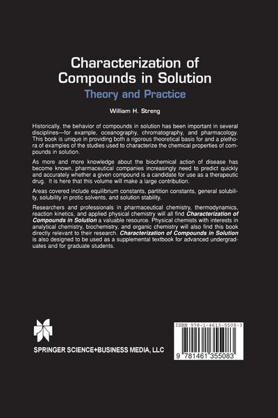Produktbild: Characterization of Compounds in Solution