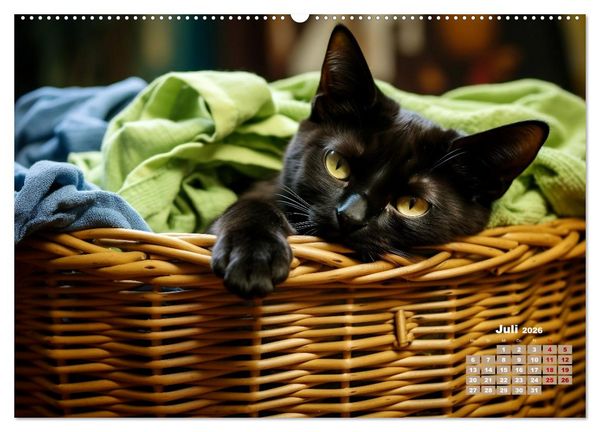 Produktbild: Lieblingsschlafpl&auml;tze (hochwertiger Premium Wandkalender 2026 DIN A2 quer), Kunstdruck in Hochglanz