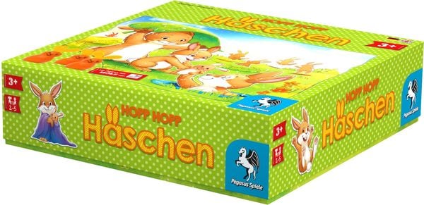 Produktbild: Pegasus - Hopp Hopp Häschen, Kinderspiel, Lernspiel