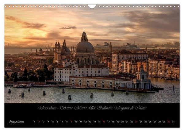 Produktbild: Venedig &ndash; La Serenissima (Wandkalender 2026 DIN A3 quer), CALVENDO Monatskalender
