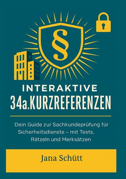Produktbild: Interaktive 34a GewO Kurzreferenzen