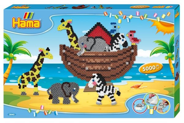 Hama Perlen - HAMA Supergeschenkpackung Die Arche Noah