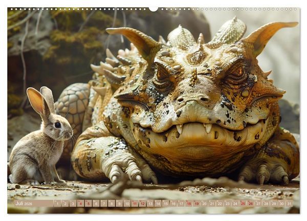 Produktbild: Legend&auml;re Chim&auml;ren - Von unheimlich bis monstr&ouml;s (Wandkalender 2026 DIN A2 quer), CALVENDO Monatskalender