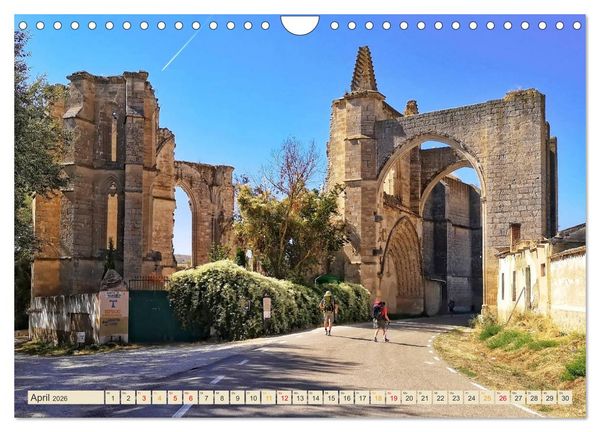 Produktbild: Buen Camino - pilgern auf dem Jakobsweg - Camino Franc&eacute;s (Wandkalender 2026 DIN A4 quer), CALVENDO Monatskalender