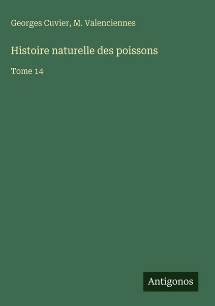 Produktbild: Histoire naturelle des poissons