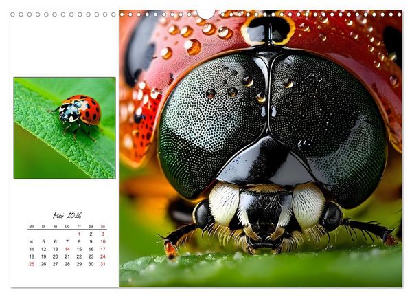 Produktbild: Facettenaugen - Meisterwerke der Natur (Wandkalender 2026 DIN A3 quer), CALVENDO Monatskalender
