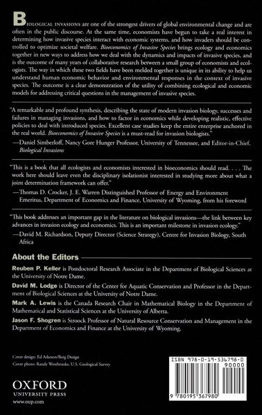 Produktbild: Bioeconomics of Invasive Species