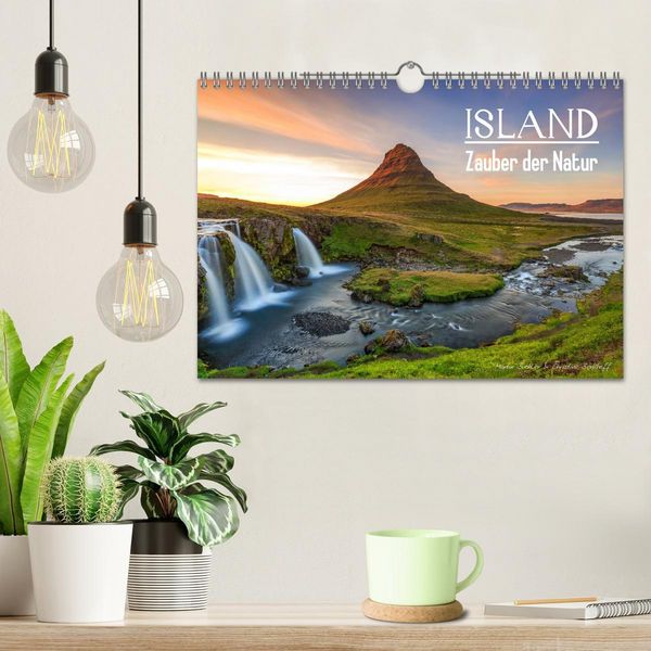 Produktbild: ISLAND - Zauber der Natur (Wandkalender 2026 DIN A4 quer), CALVENDO Monatskalender
