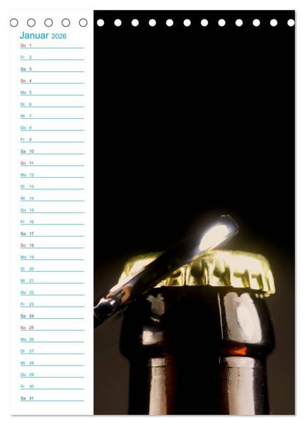 Produktbild: Bier (Tischkalender 2026 DIN A5 hoch), CALVENDO Monatskalender