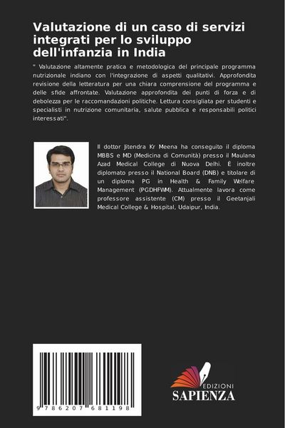 Produktbild: Valutazione di un caso di servizi integrati per lo sviluppo dell'infanzia in India