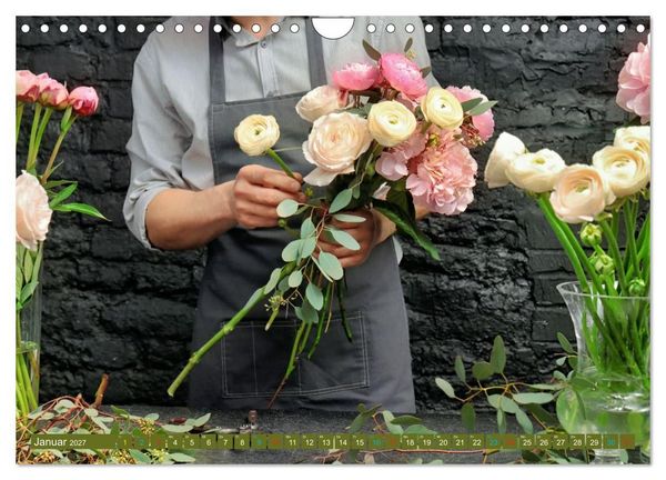 Produktbild: FLORISTIK - Im Reich der Blumen (Wandkalender 2027 DIN A4 quer), CALVENDO Monatskalender