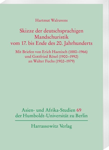 Produktbild: Skizze der deutschsprachigen Mandschuristik vom 17. bis Ende des 20. Jahrhunderts