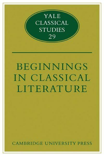 Produktbild: Beginnings in Classical Literature