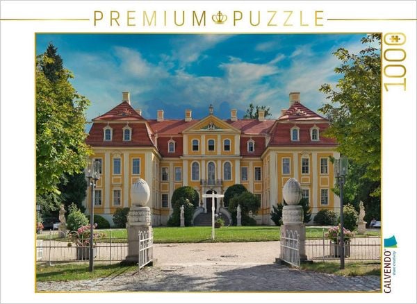 CALVENDO Puzzle Barockschloss Rammenau | 1000 Teile Lege-Größe 64x48cm Foto-Puzzle für glückliche Stunden