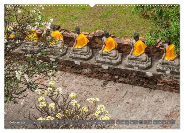 Produktbild: Buddha - Momente der inneren Einkehr (Wandkalender 2026 DIN A2 quer), CALVENDO Monatskalender