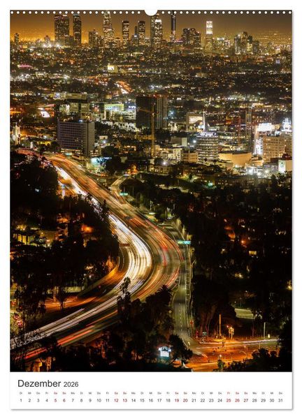 Produktbild: Los Angeles - Eine spannende Reise nach Kalifornien. (Wandkalender 2026 DIN A2 hoch), CALVENDO Monatskalender