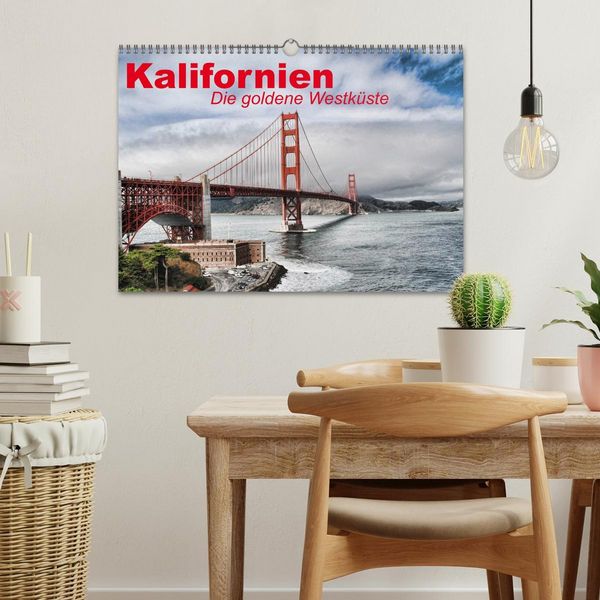 Produktbild: Kalifornien &bull; Die goldene Westk&uuml;ste (Wandkalender 2026 DIN A3 quer), CALVENDO Monatskalender