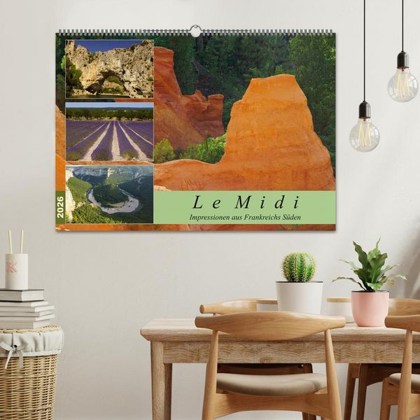Produktbild: Le Midi - Impressionen aus Frankreichs S&uuml;den (Wandkalender 2026 DIN A2 quer), CALVENDO Monatskalender