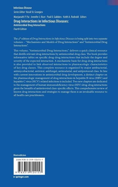 Produktbild: Drug Interactions in Infectious Diseases: Antimicrobial Drug Interactions