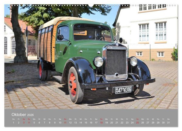 Produktbild: Oldtimer - L K W (Wandkalender 2026 DIN A2 quer), CALVENDO Monatskalender