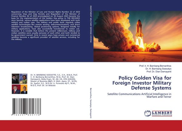 Produktbild: Policy Golden Visa for Foreign Investor Military Defense Systems