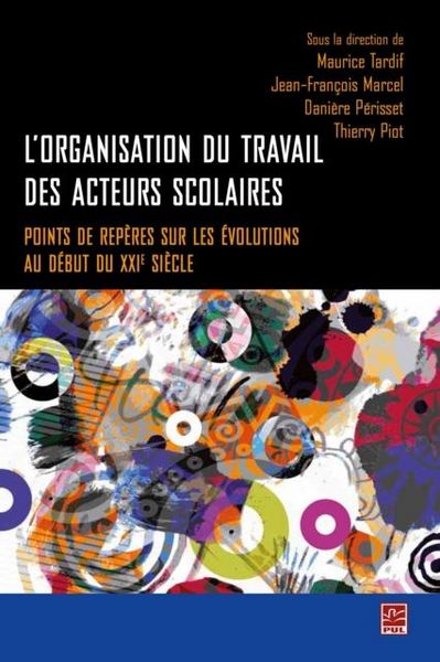 Produktbild: L'organisation du travail des acteurs scolaires
