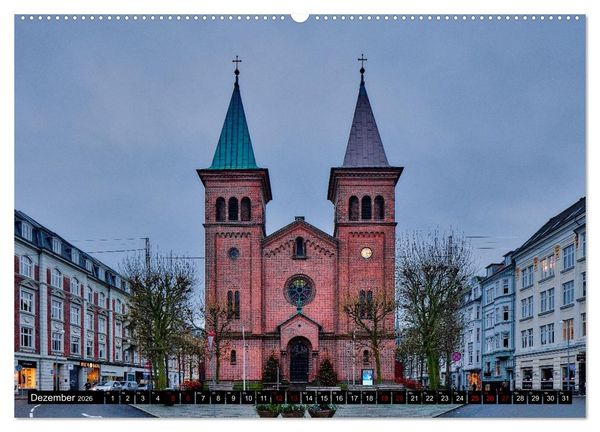 Produktbild: AARHUS, die kleinste Gro&szlig;stadt der Welt (Wandkalender 2026 DIN A2 quer), CALVENDO Monatskalender