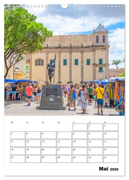 Produktbild: Salvador de Bahia - wundersch&ouml;nes Reiseziel (Wandkalender 2026 DIN A3 hoch), CALVENDO Monatskalender