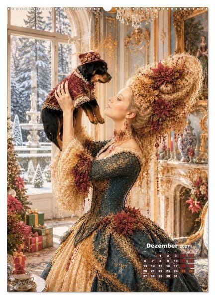 Produktbild: Rococo Tr&auml;ume (Wandkalender 2027 DIN A2 hoch), CALVENDO Monatskalender