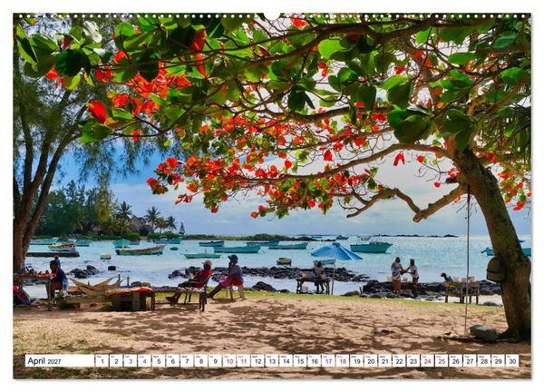 Produktbild: Mauritius - Holiday island in the Indian Ocean (High Quality Premium Wall Calendar 2027 DIN A2 landscape),CALVENDO 12 Month Wall Calendar