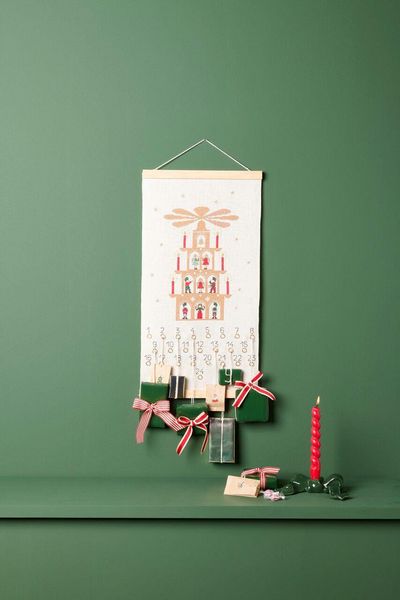 Produktbild: Stickpackung Gez&auml;hlter Kreuzstich, Adventskalender, 100%