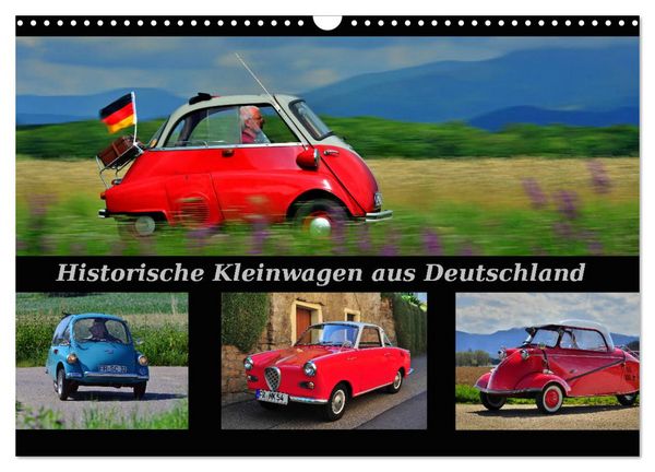 Produktbild: Historische Kleinwagen aus Deutschland (Wandkalender 2026 DIN A3 quer), CALVENDO Monatskalender