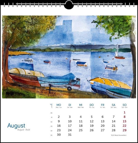 Produktbild: Bodensee Aquarell 2027