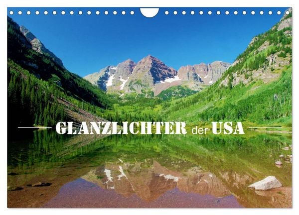 Produktbild: Glanzlichter der USA (Wandkalender 2026 DIN A4 quer), CALVENDO Monatskalender