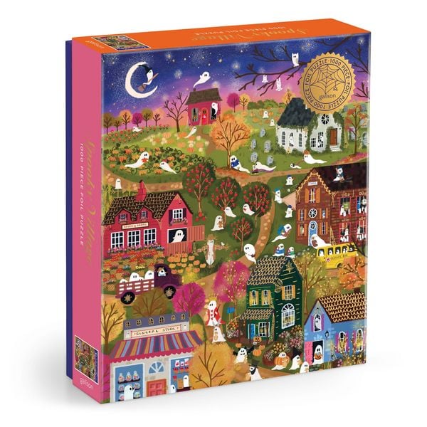 Produktbild: Joy Laforme Spooky Village 1000 Piece Foil Puzzle