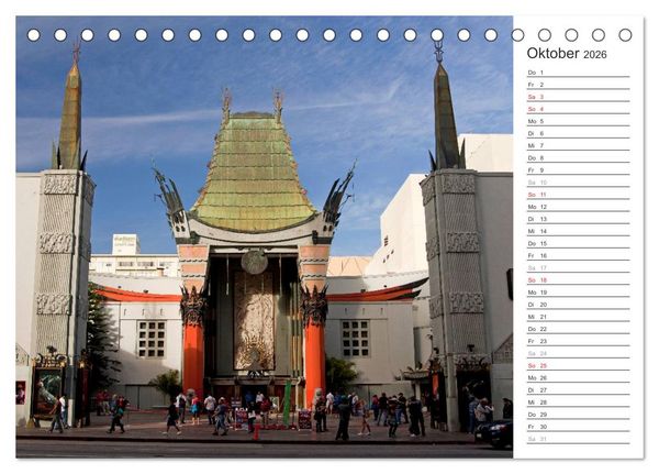 Produktbild: Los Angeles - Kalifornien (Tischkalender 2026 DIN A5 quer), CALVENDO Monatskalender