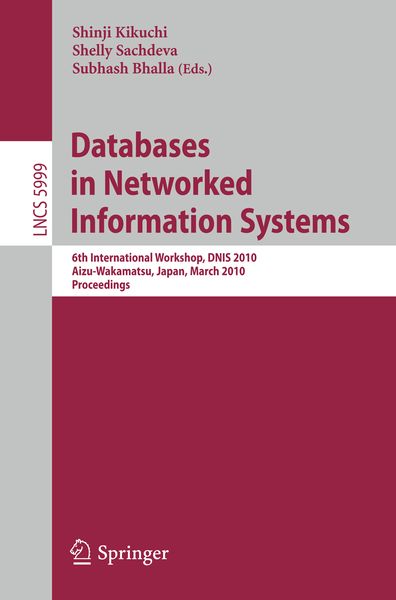 Produktbild: Databases in Networked Information Systems