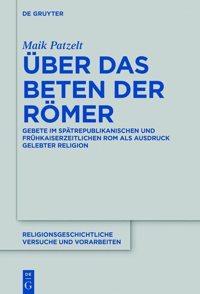 Produktbild: &Uuml;ber das Beten der R&ouml;mer