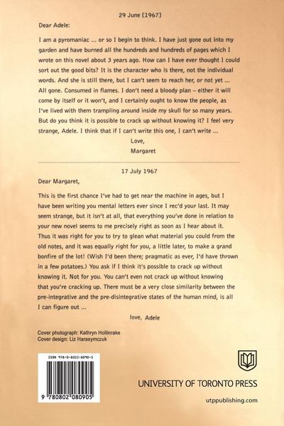 Produktbild: Selected Letters of Margaret Laurence and Adele Wiseman