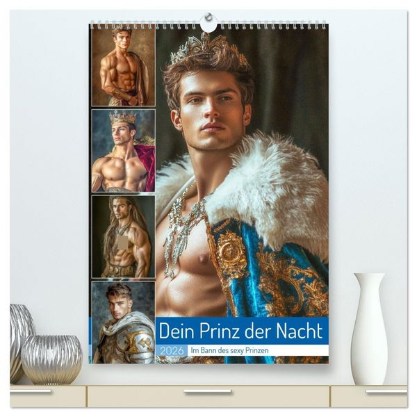 Produktbild: Dein Prinz der Nacht (hochwertiger Premium Wandkalender 2026 DIN A2 hoch), Kunstdruck in Hochglanz