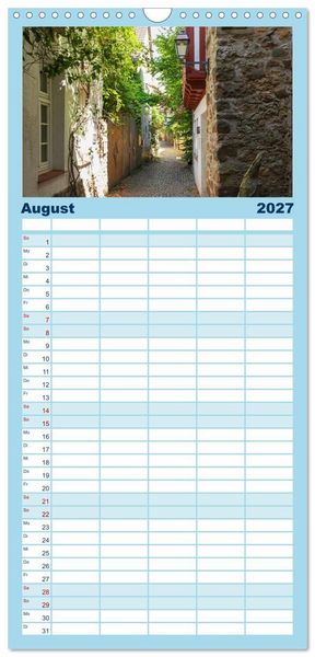 Produktbild: Familienplaner 2027 - Freinsheim - So Wunderbar mit 5 Spalten (Wandkalender, 21 x 45 cm) CALVENDO