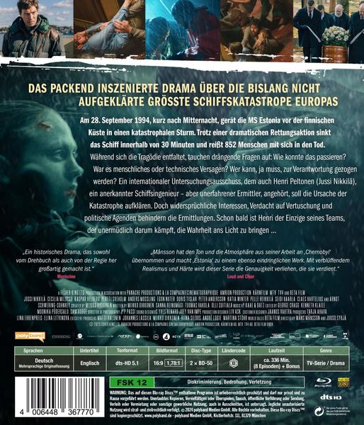 Produktbild: Estonia - Die Wahrheit liegt nicht nur unter dem Meer [2 BRs]