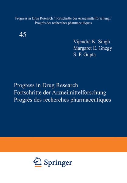 Produktbild: Progress in Drug Research / Fortschritte der Arzneimittelforschung / Progr&egrave;s des Recherches Pharmaceutiques