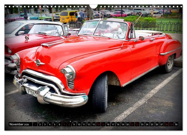 Produktbild: Best of Oldsmobile - Ein Cabrio Klassiker in Kuba (Wandkalender 2026 DIN A3 quer), CALVENDO Monatskalender