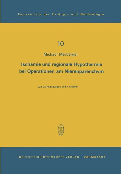 Produktbild: Isch&auml;mie und regionale Hypothermie bei Operationen am Nierenparenchym