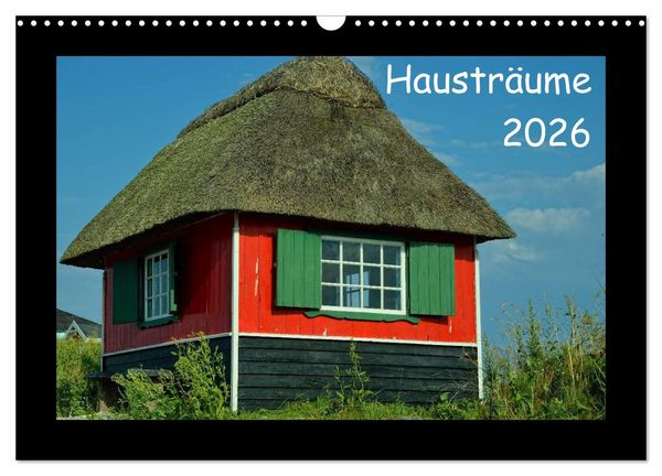 Produktbild: Haustr&auml;ume 2026 (Wandkalender 2026 DIN A3 quer), CALVENDO Monatskalender