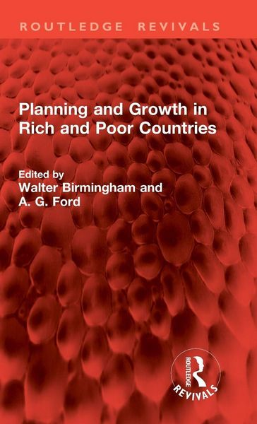 Produktbild: Planning and Growth in Rich and Poor Countries