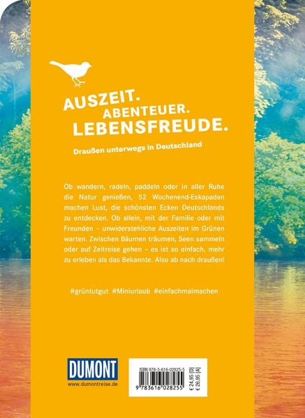 Produktbild: 52 kleine & gro&szlig;e Eskapaden &ndash; Wochenenden in Deutschland
