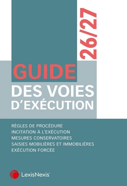 Produktbild: Guide des voies d execution 26 27